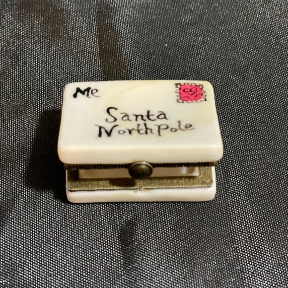 Vintage Santa letter, porcelain box with letter to Santa inside, in vintage box - Picture 11 of 15